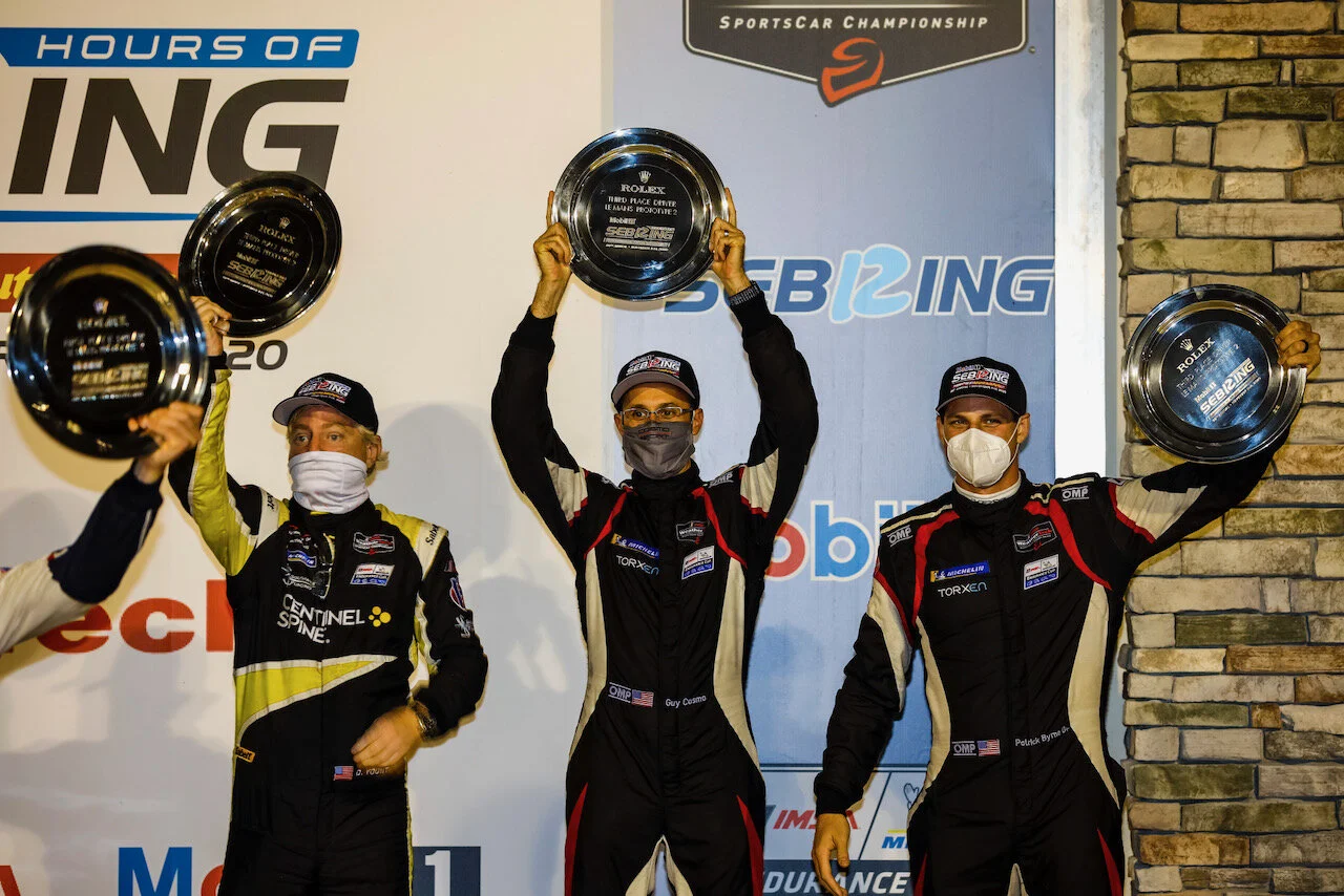 3rd Place Finish for Cosmo, Byrne, Yount in Sebring 12 Hour LMP2 Class.