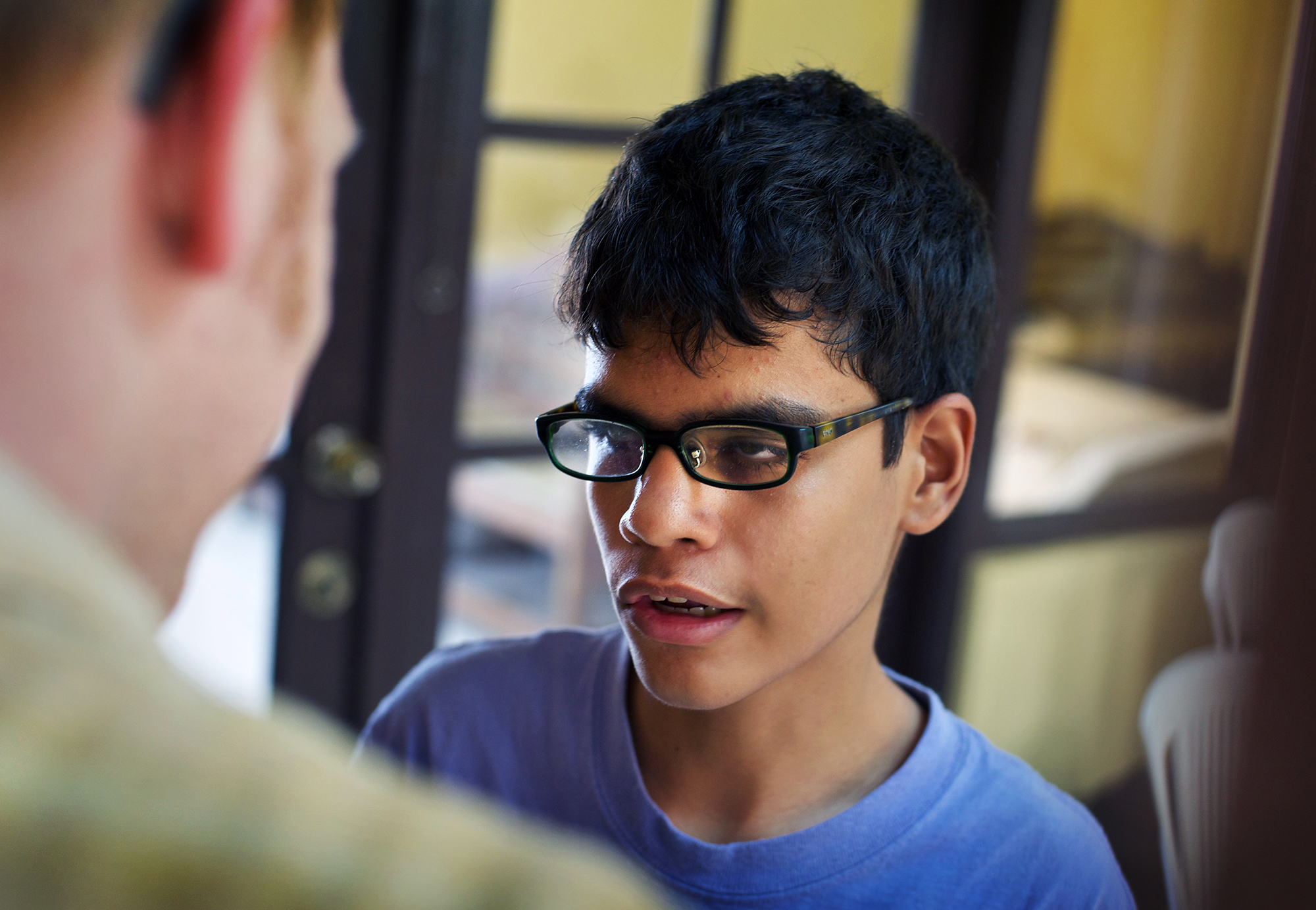  15 year-old Rowan is a longtime participant of the BVCI summer camp. In July, he scuba dived Belize's famous Blue Hole with his sighted coach. 