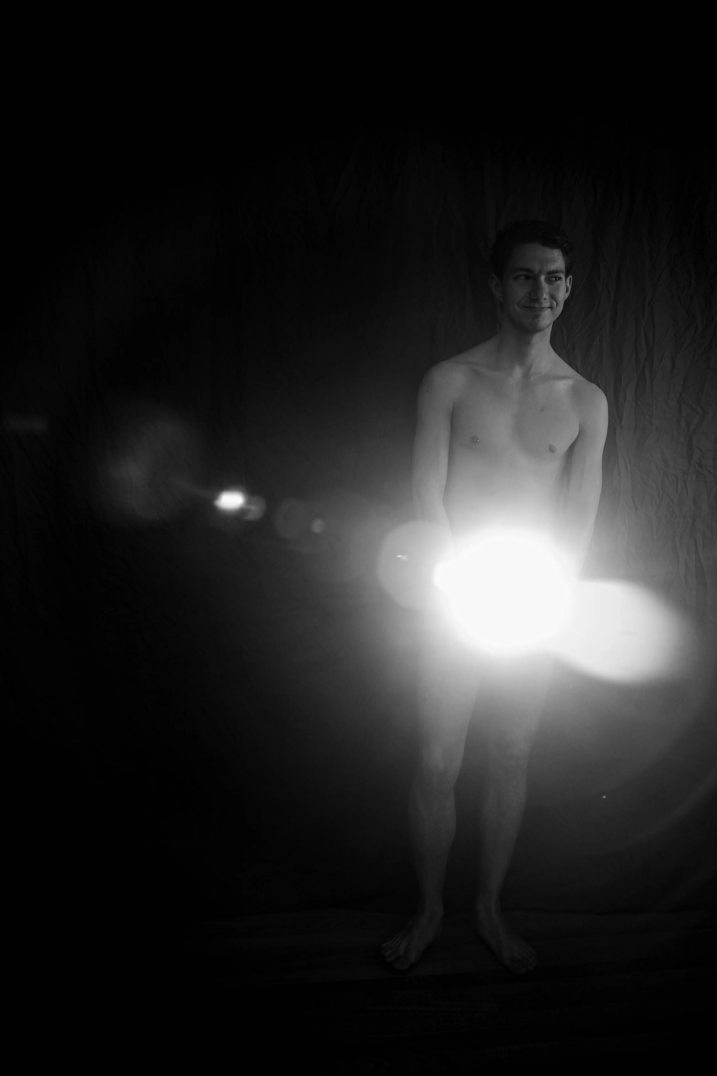 Censoring with flash.