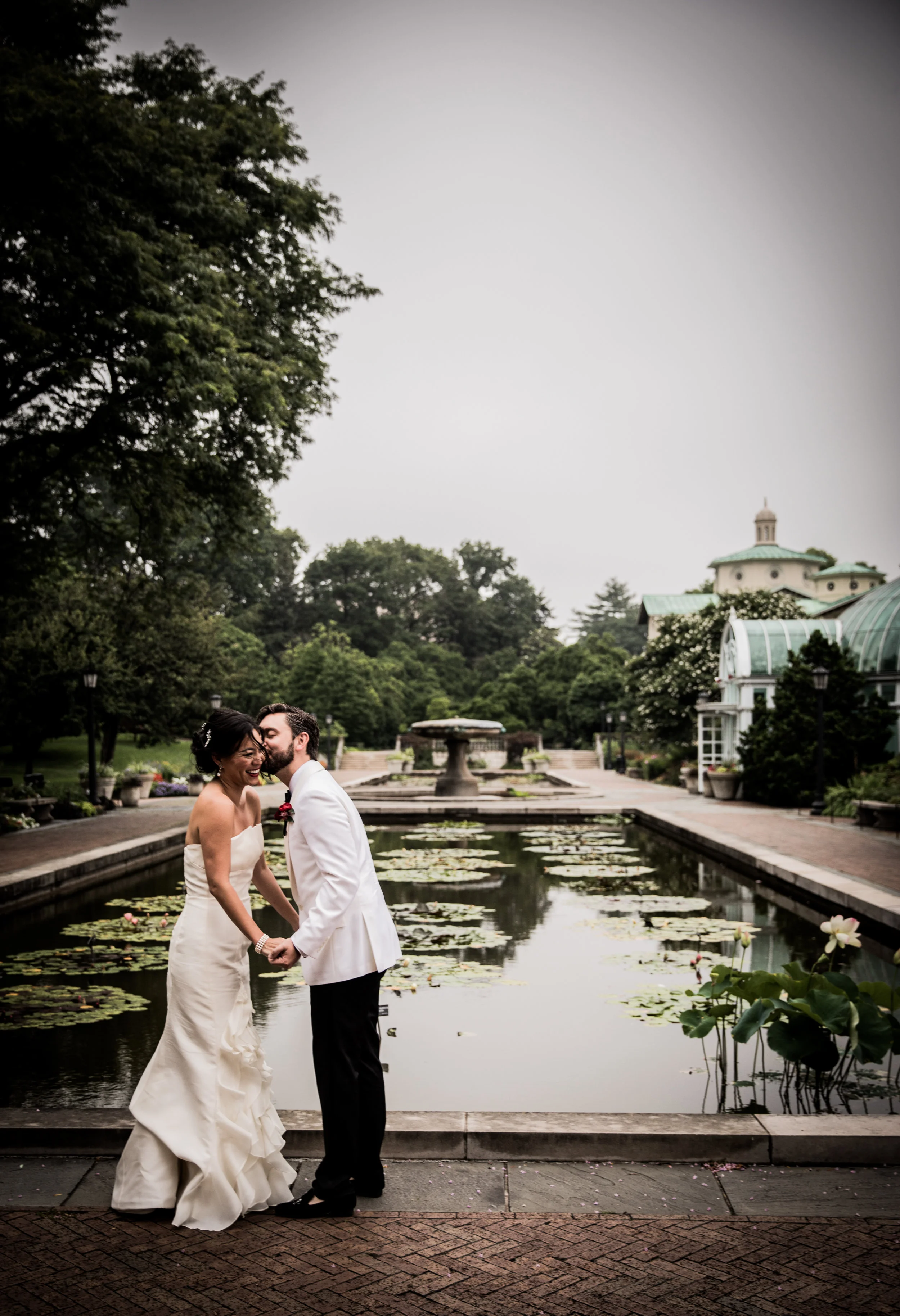 THE METROPOLITAN BUILDING — Tovah and Kevin moments before their ceremony.