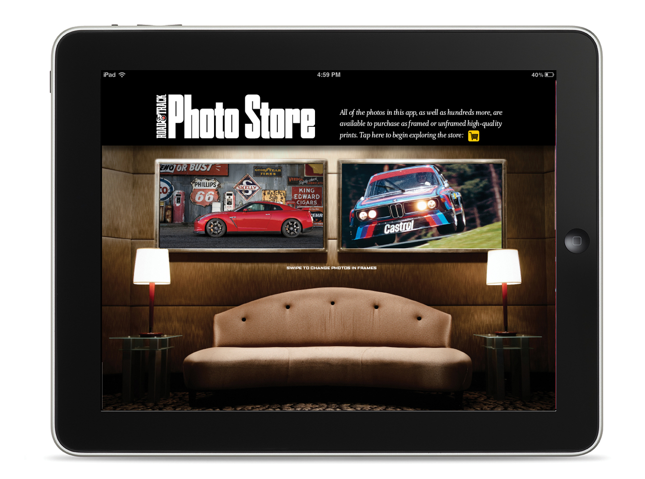 Direct access to purchase prints.