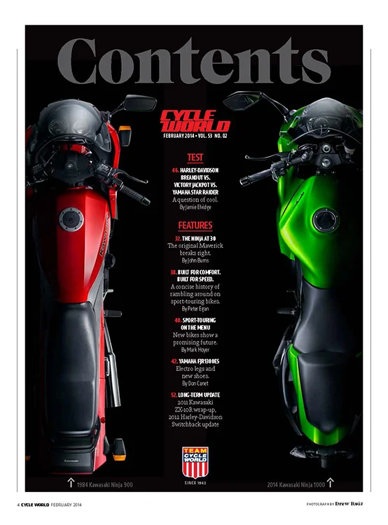 Contents page design