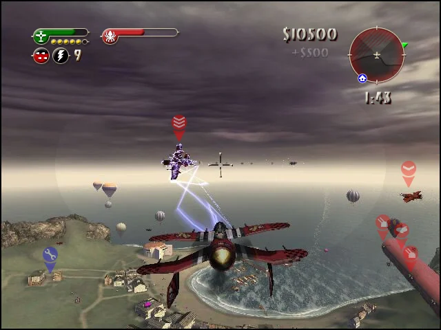 This is the only image I have from the E3 2002 build. I think I was still playing around with the HUD, icons, and other parts of the UI so it's not a pure screenshot. 
