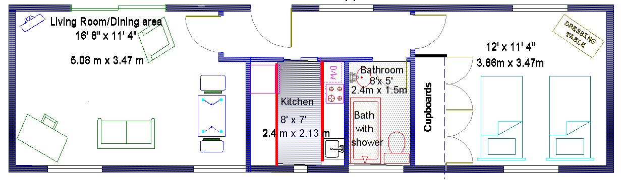 The Dovecote floorplan
