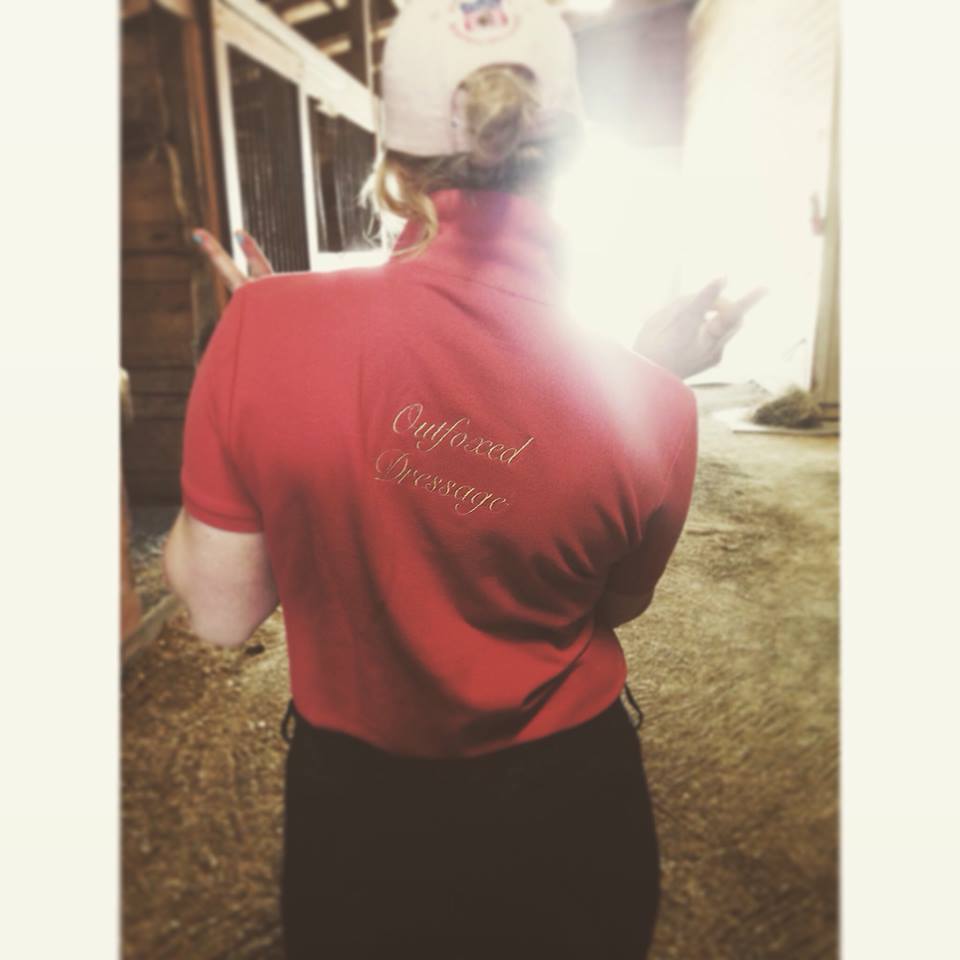 The last 4 months have been one for the books. Your professionalism and love for horses have not gone unnoticed. I have felt so thrilled and honored to call Outfoxed Farm my home. The skills, knowledge and guidance you have provided for me these last months will be with me forever. I am forever grateful to have been part of this team. These last months have taught me that although this business is tough, it. is. worth. it ! I hope I was able to fulfill your expectations as a working student because this experience exceeded my expectations in the best possible way. I hate to go, but am truly happy to have had this experience. Thank you for being an incredible role model. Keep in touch <3 P.S. You are Wonder Woman