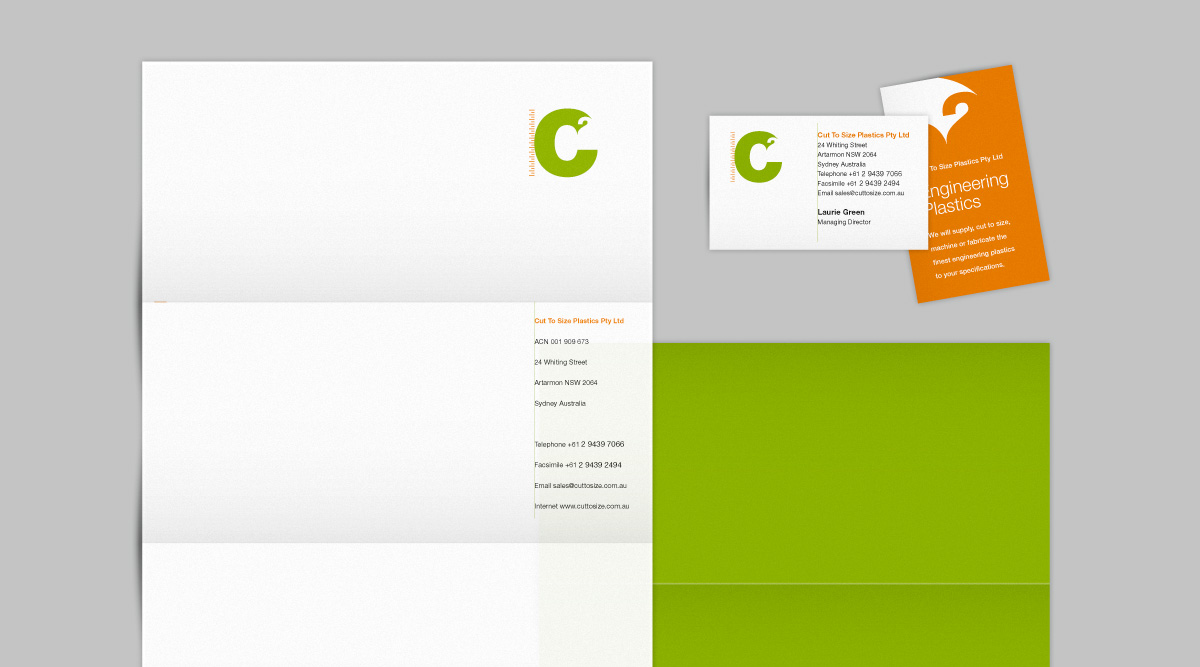 Cut to Size Plastics Identity