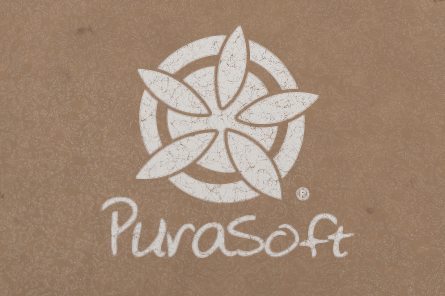 Detail of the Manuka Soap box showing custom materials crafted to mimic the kraft board stock and interaction of opaque inks with the compressed fibres.