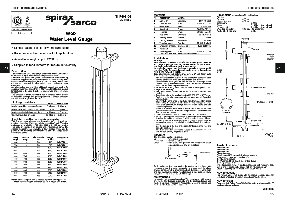 Spirax Sarco Catalogue