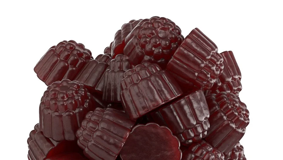 Besties Elderberry Vitamin Gummies 3D Model and Render