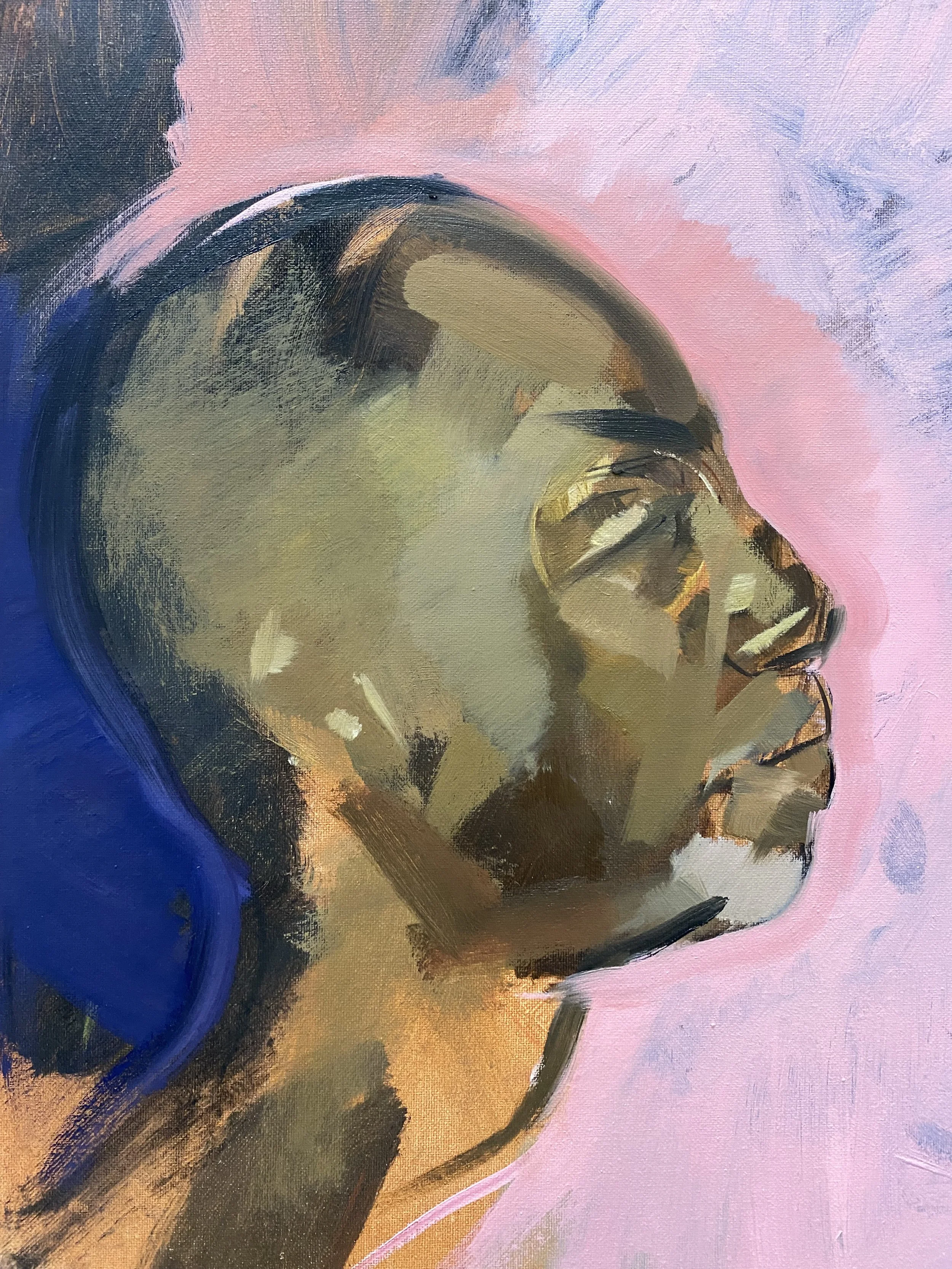 Portrait oil sketch