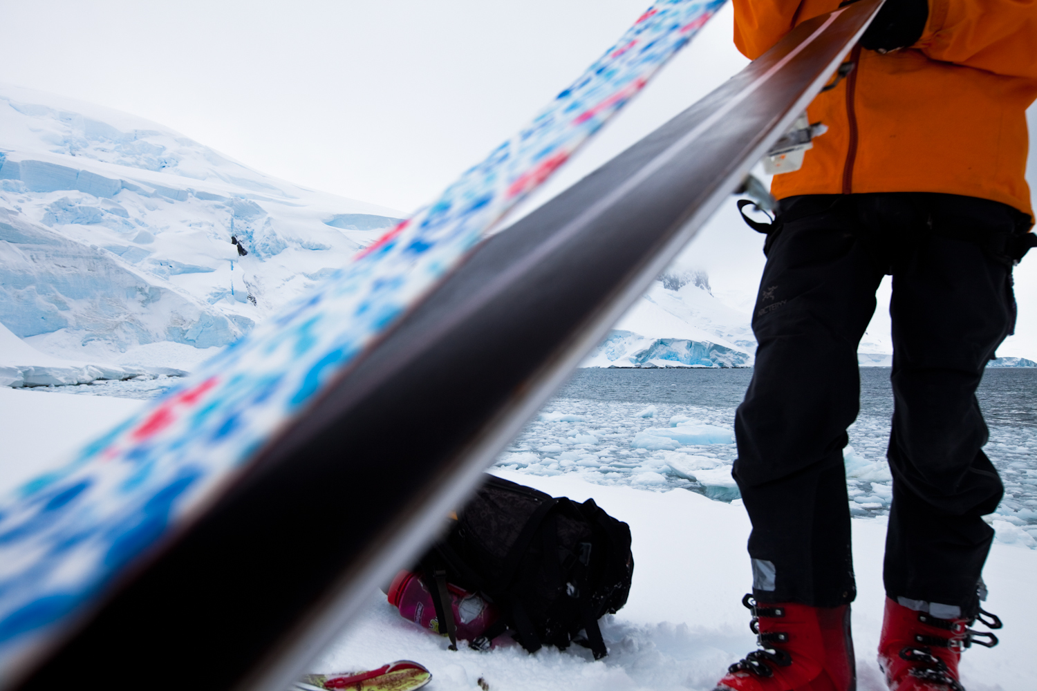 Skinning up. Mikkelson Harbour.