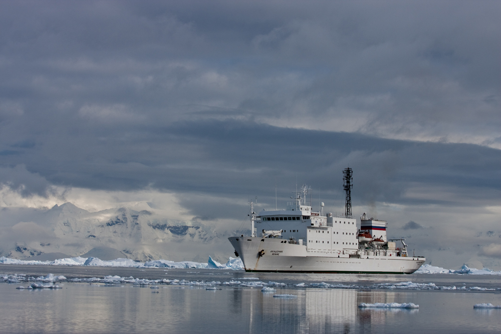 Akademik Ioffe. A 117m Russian research vessel and our home.