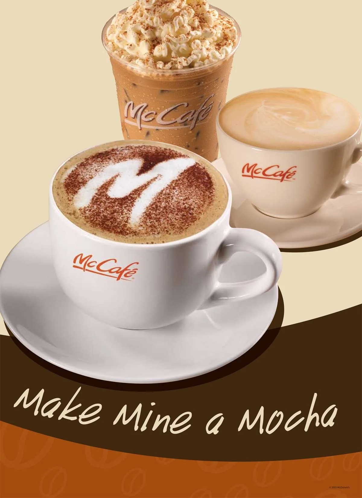 McCafe Drinks Poster