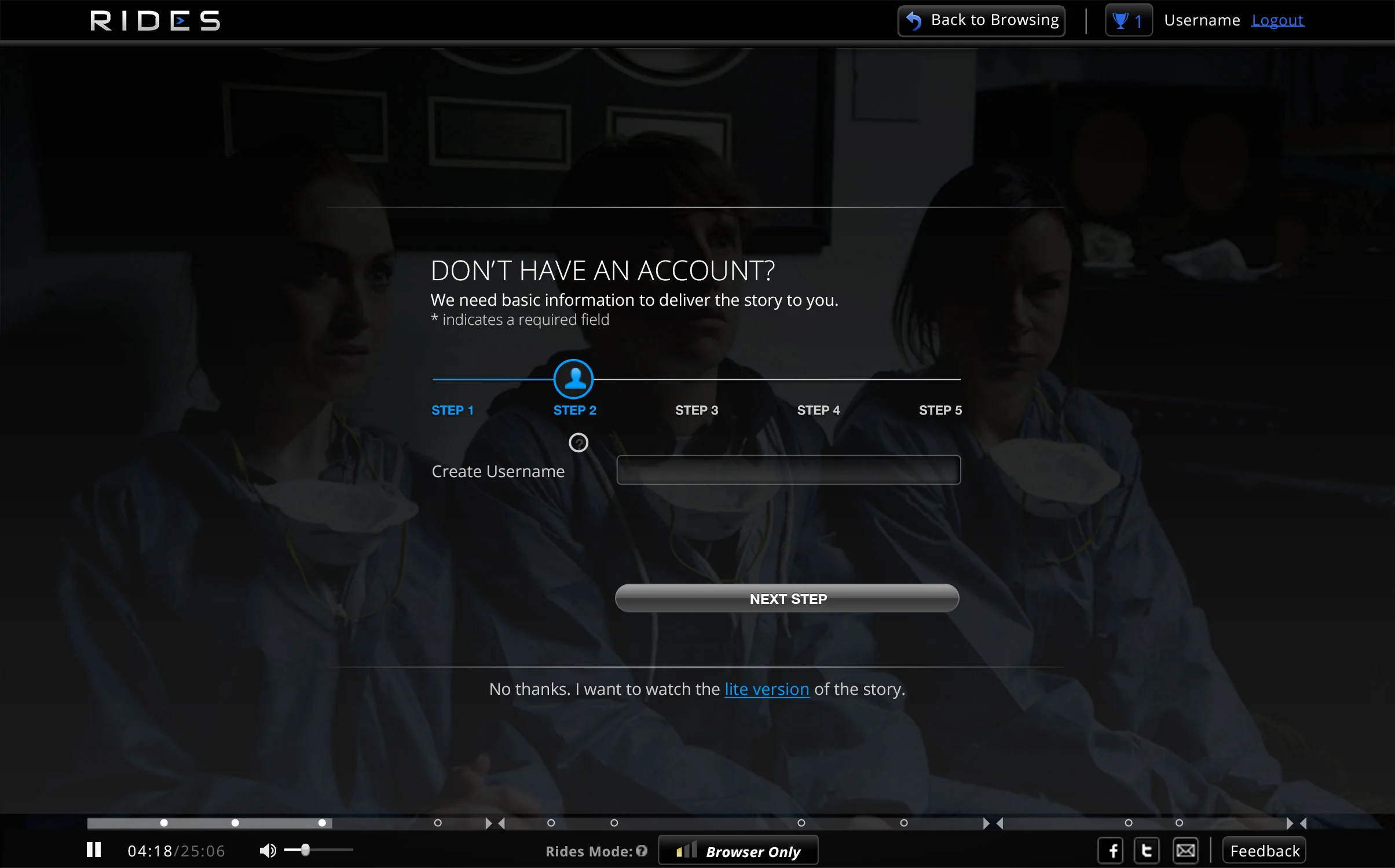 When a user opted to receive additional content on their phone we prompted them to register. Click to zoom.