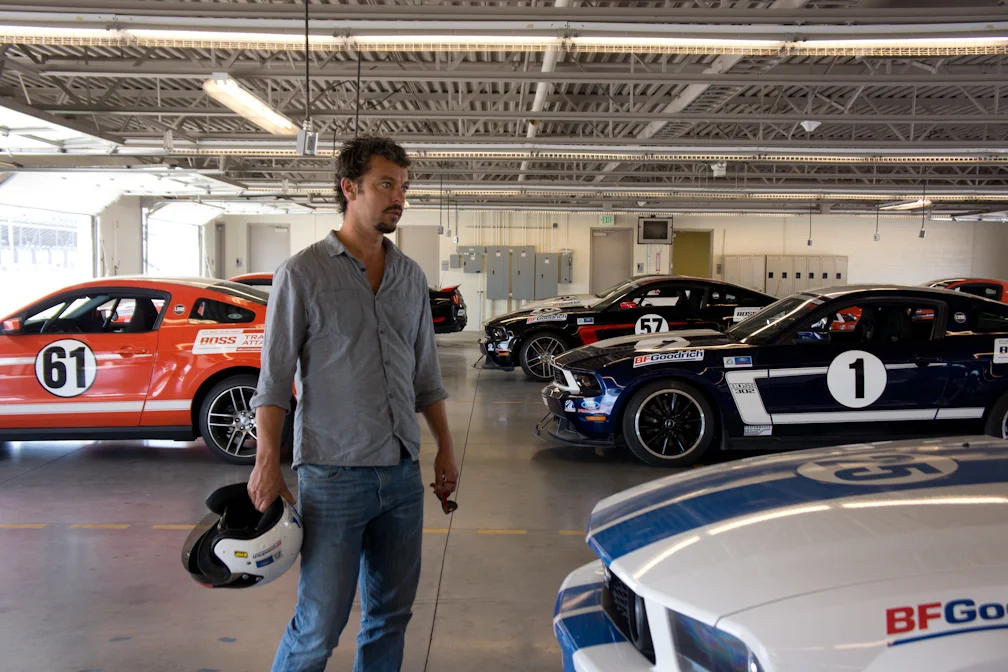 Lots of Ford here. Lots. Miller offers all sorts of race training from sports bikes to off road lucas oil style racing to rock crawling and off course the Mustang program which i got to sample.