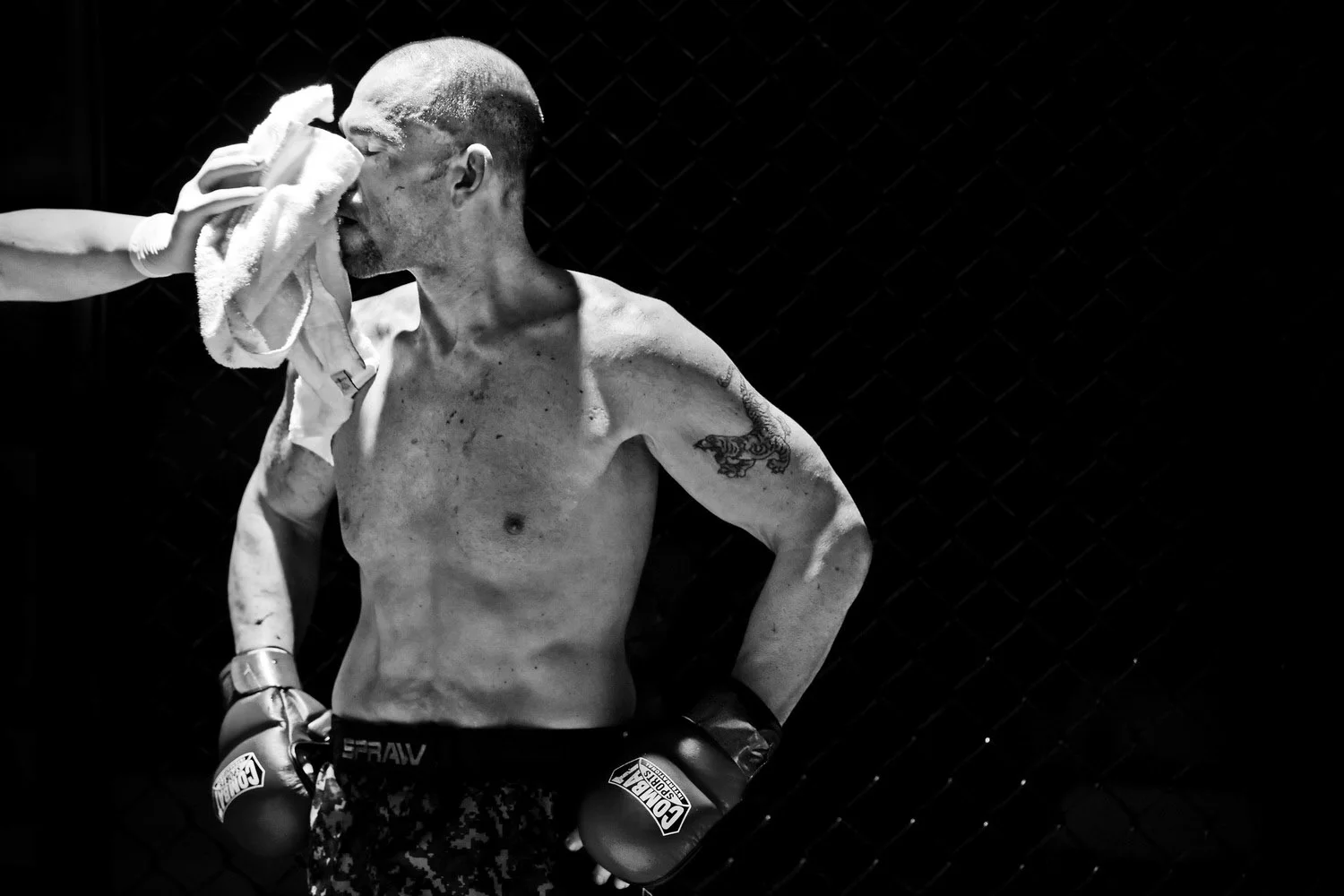 MMA Fighter During Match