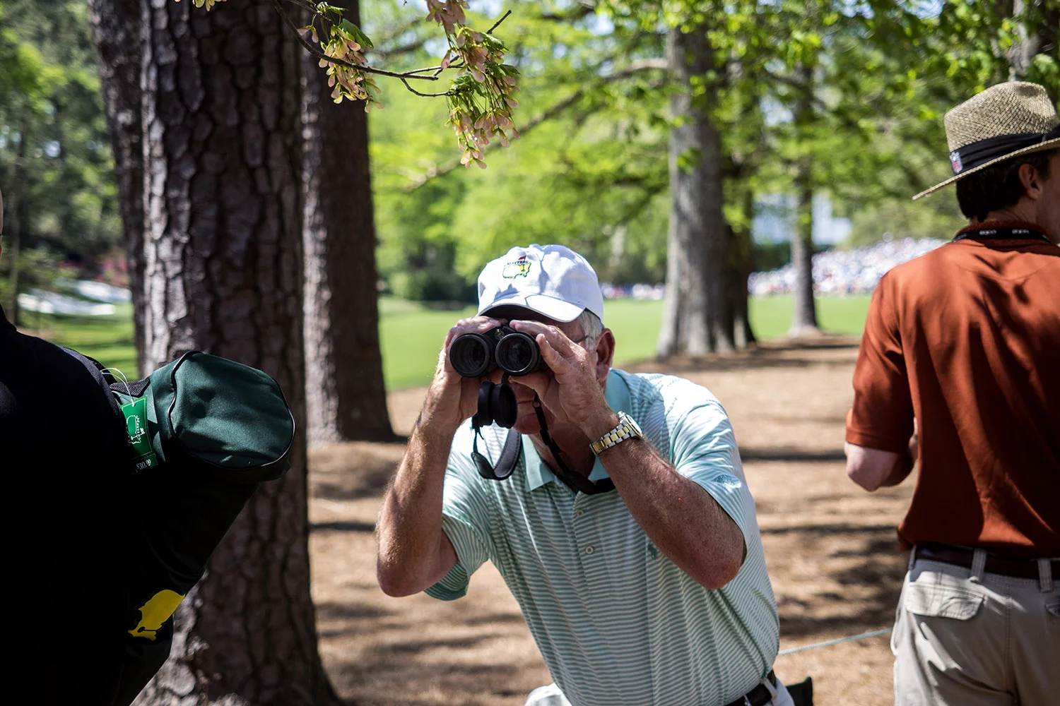 Spectating Golf Through Binoculars
