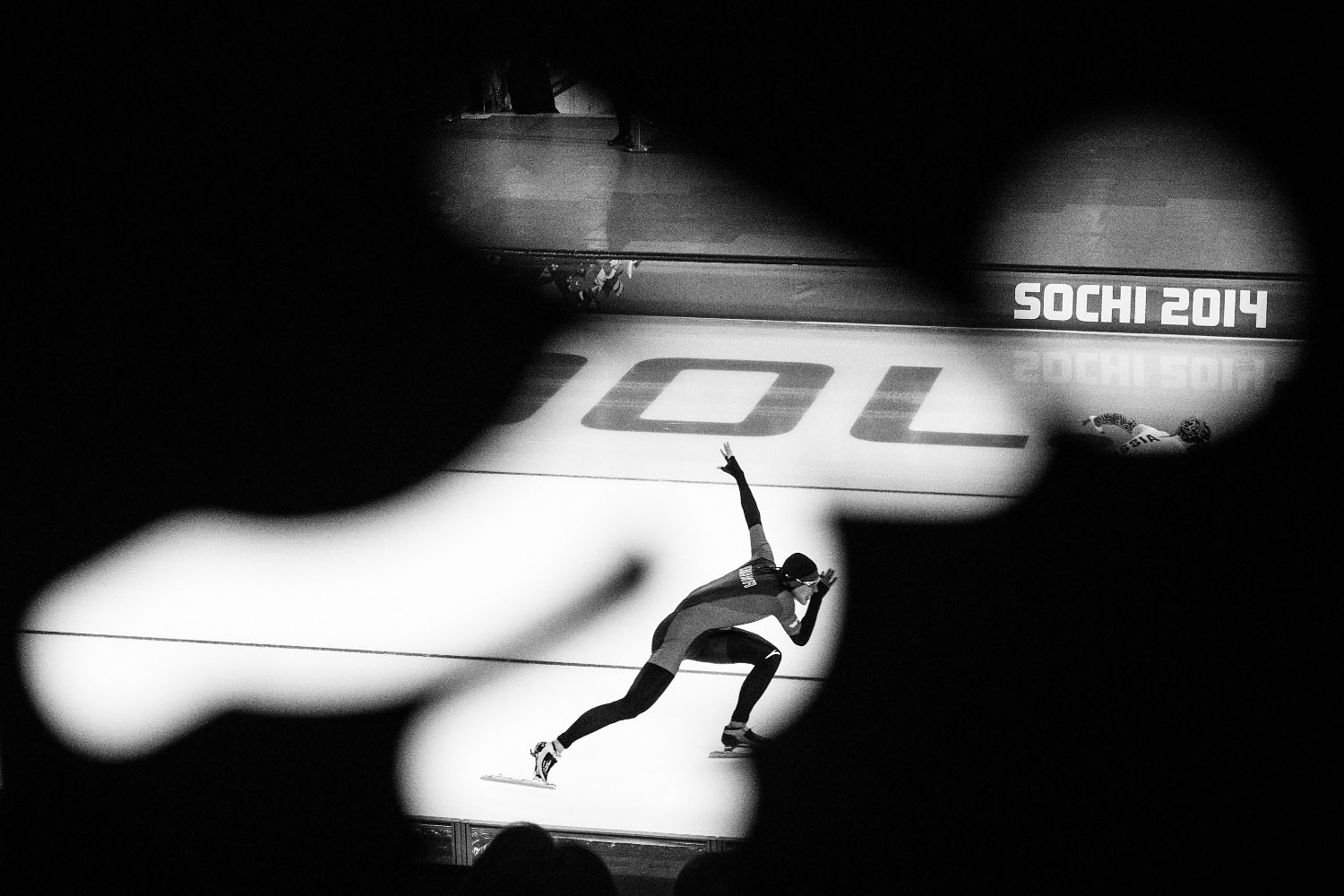 Ice skater at Sochi Olympics