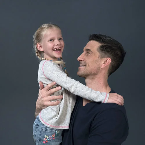 Tenet Health Father and Daughter Portrait 