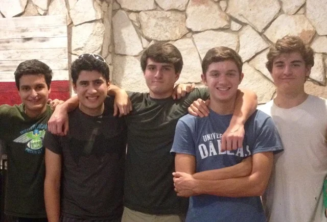 Members of Class of 2013 at Family Work Day