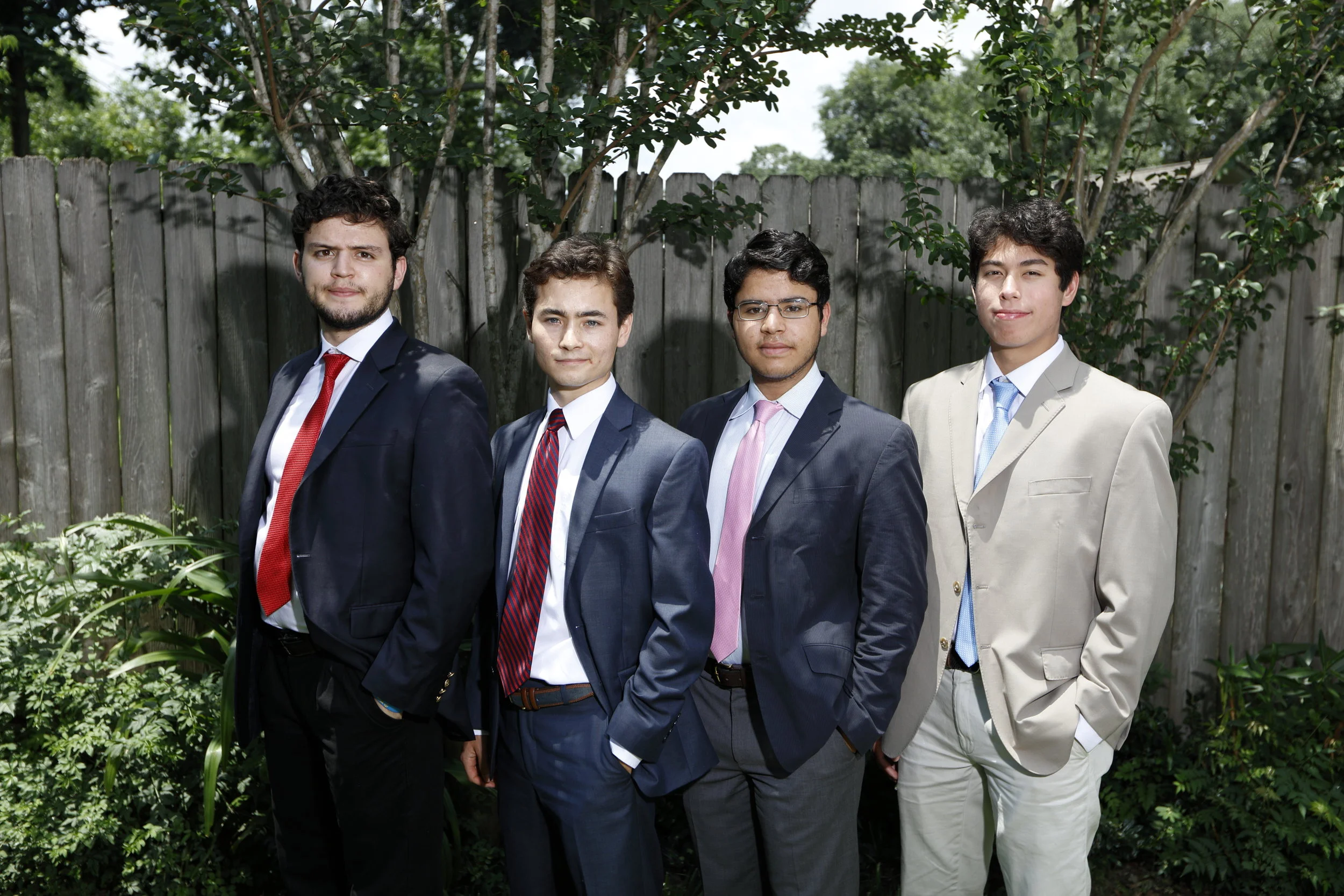 Chris Gosselin (2012), Noah Penny, Tony, and Matt Bonesera