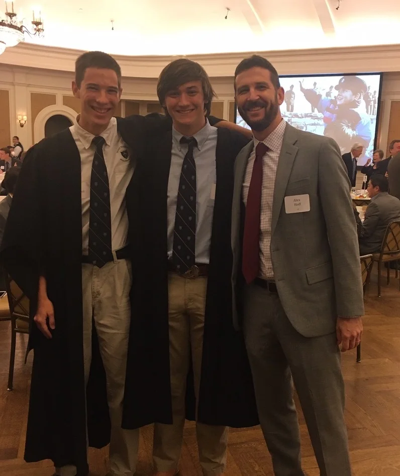 8th graders joined by Old Boys at FEI Breakfast
