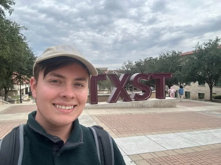 Young Man Upward Bound!