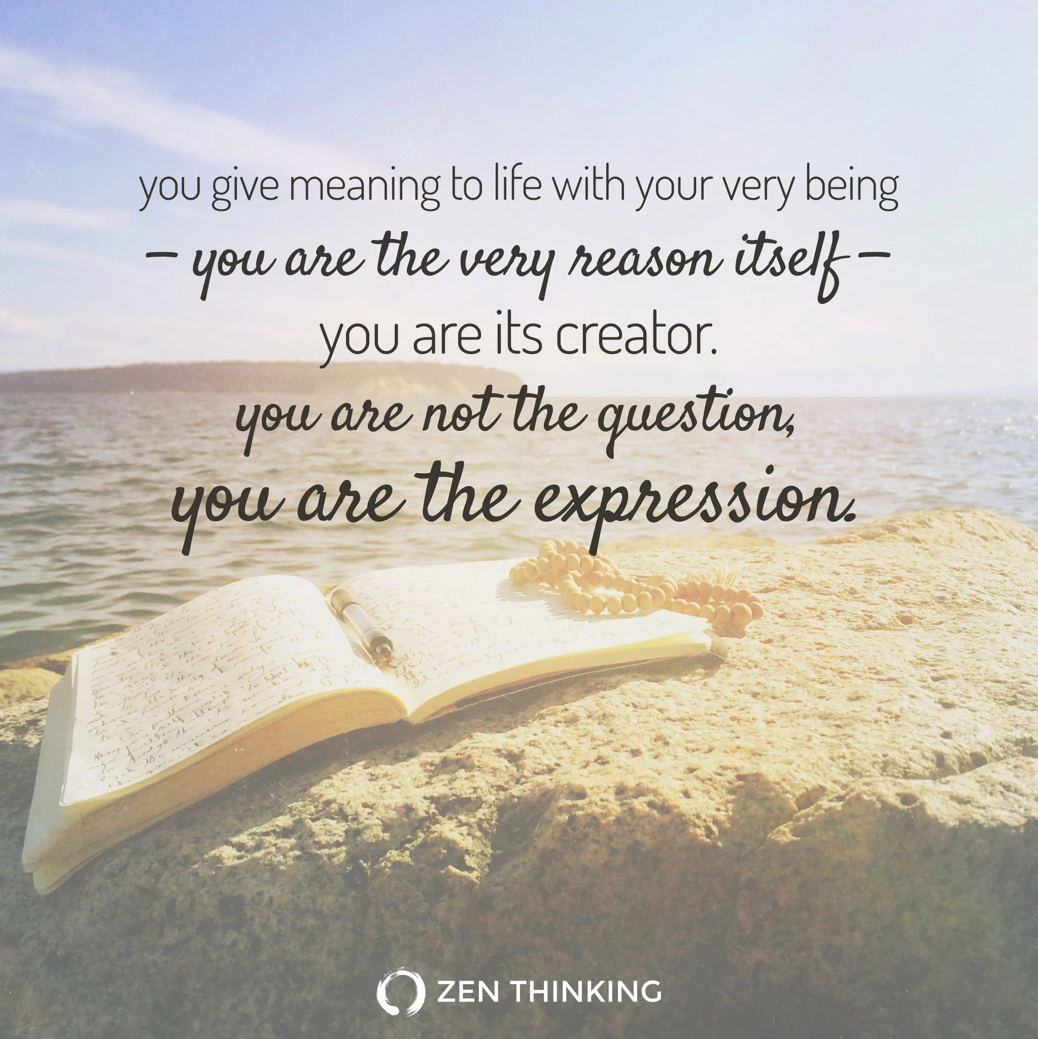 The Meaning To Everything In A Few Short Words Zen Thinking