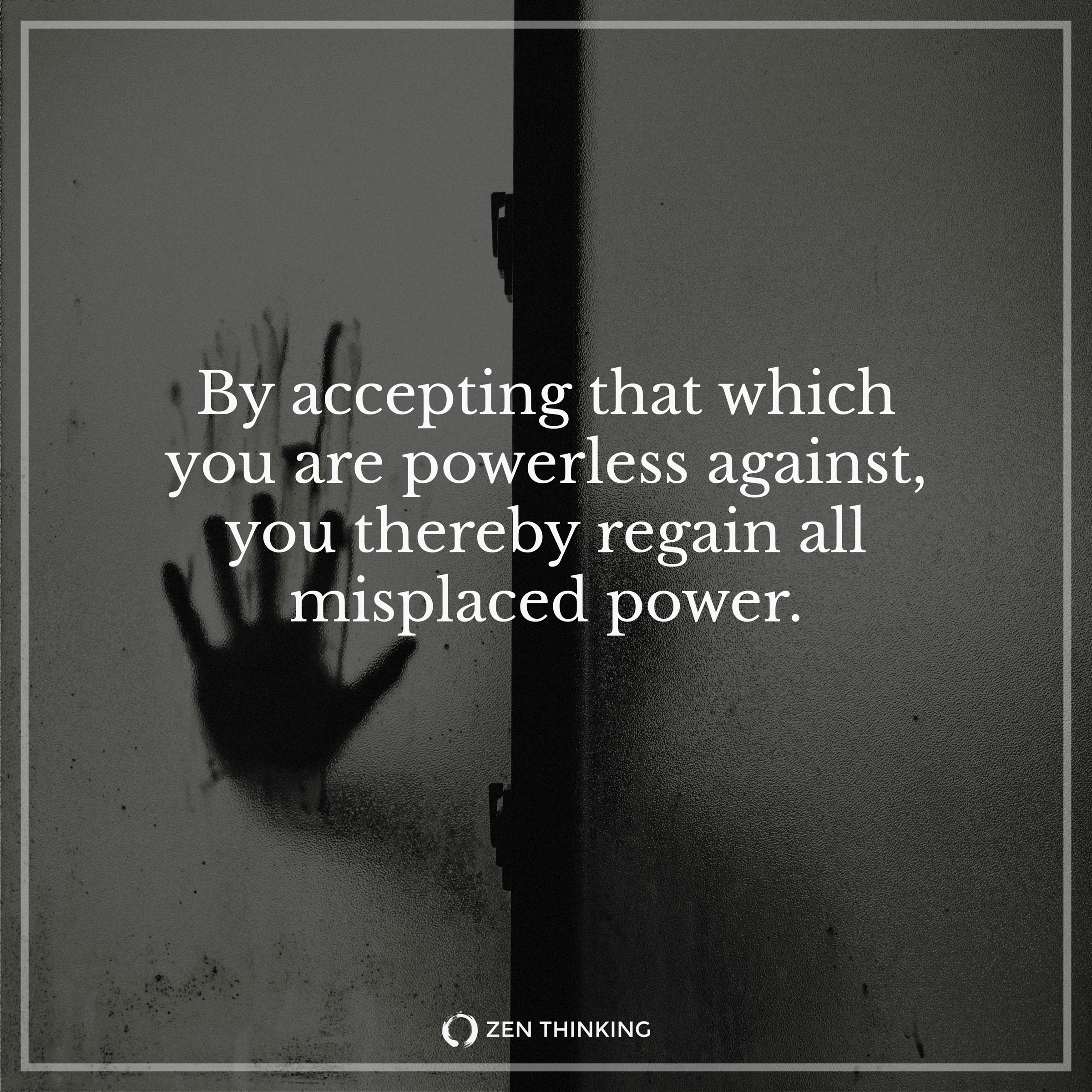 How is the idea of powerlessness examples of powerlessness