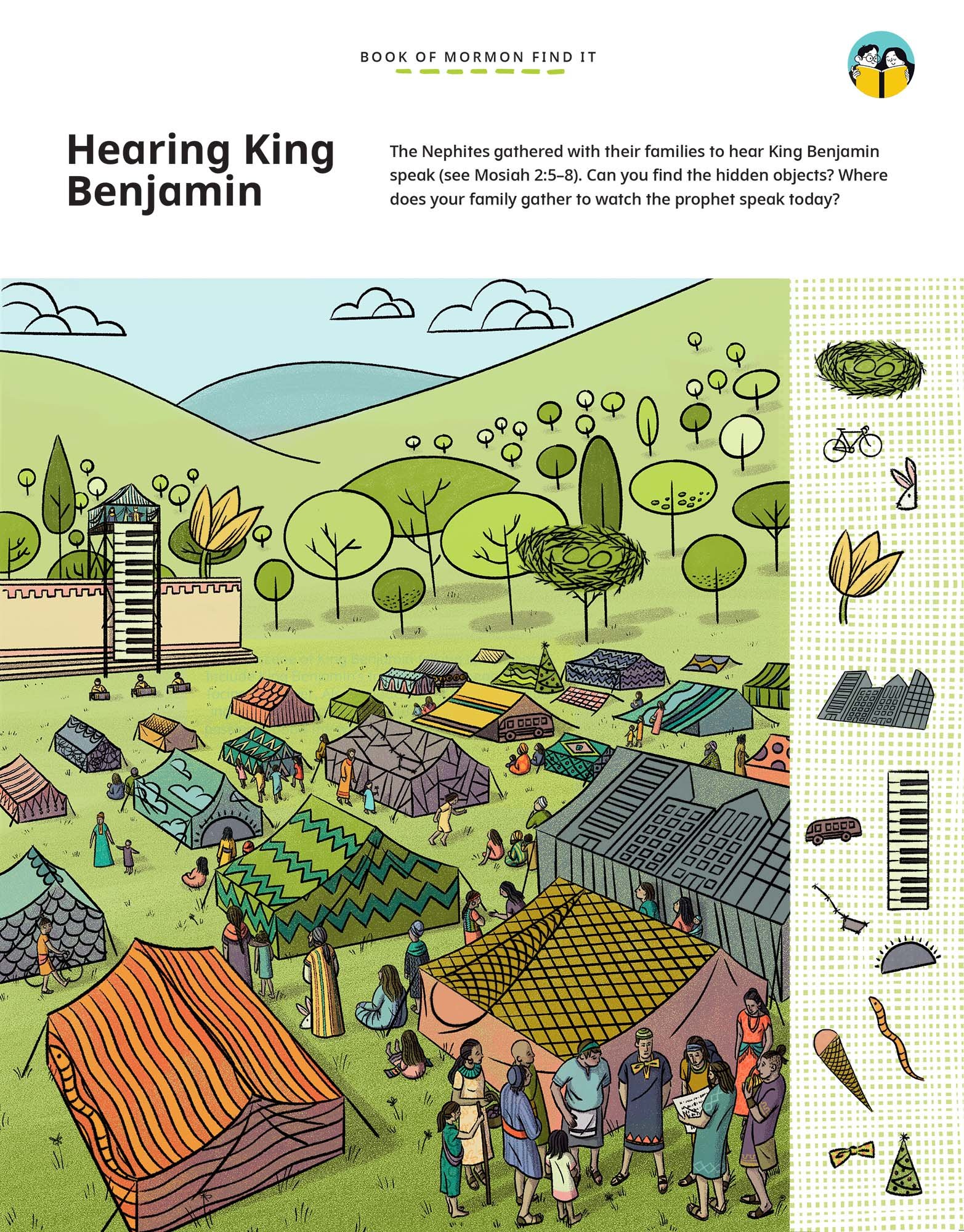 The Friend magazine April 2024 Find It activity