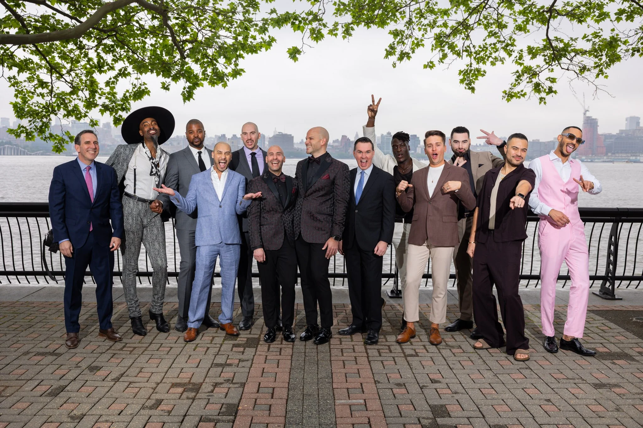Chad and Adolfo's same-sex wedding at The W Hotel in Hoboken NJ