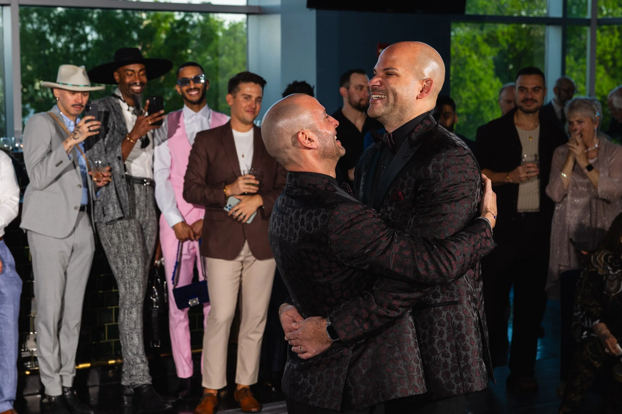 Chad and Adolfo's same-sex wedding at The W Hotel in Hoboken NJ