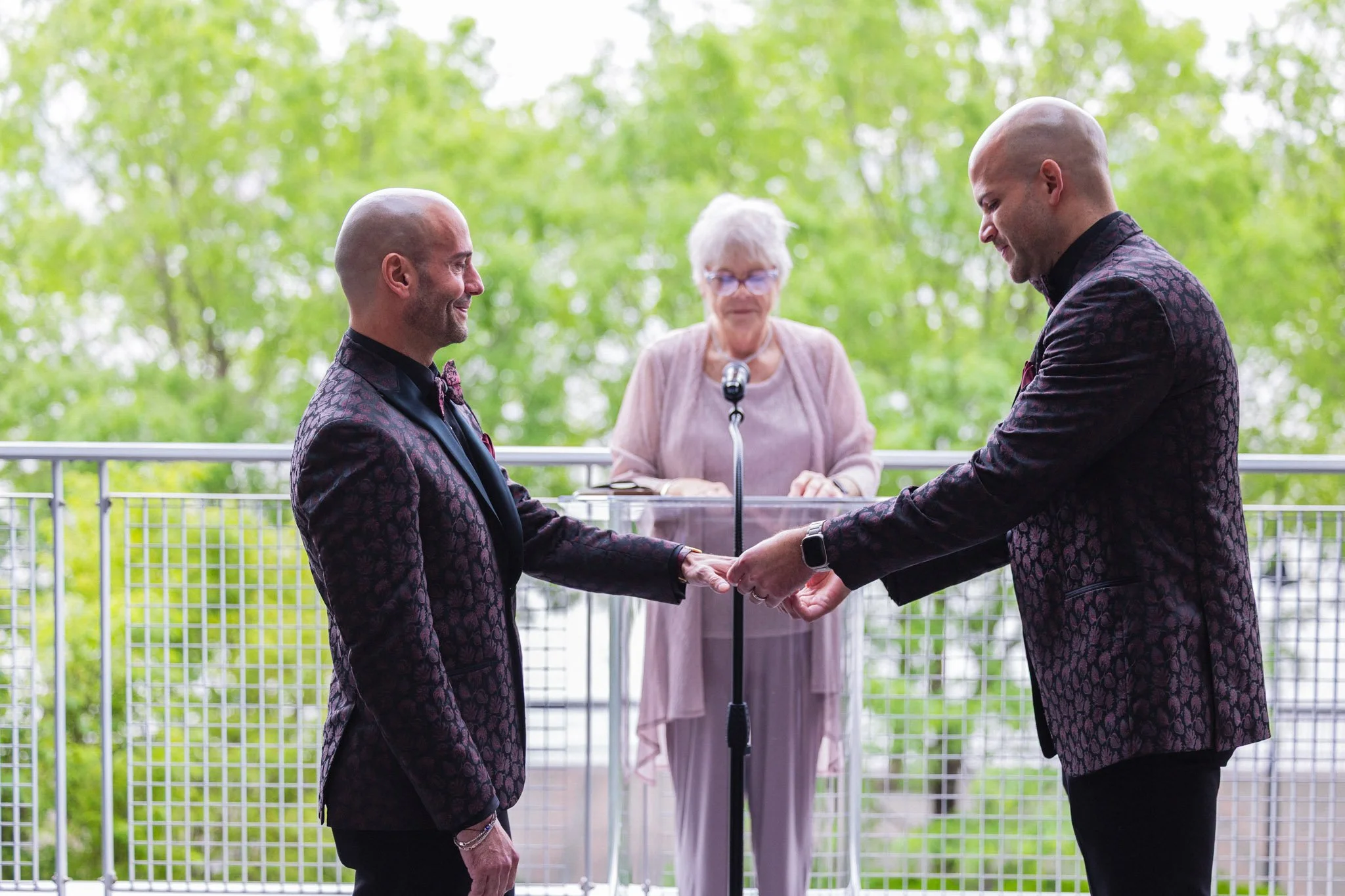 Chad and Adolfo's same-sex wedding at The W Hotel in Hoboken NJ
