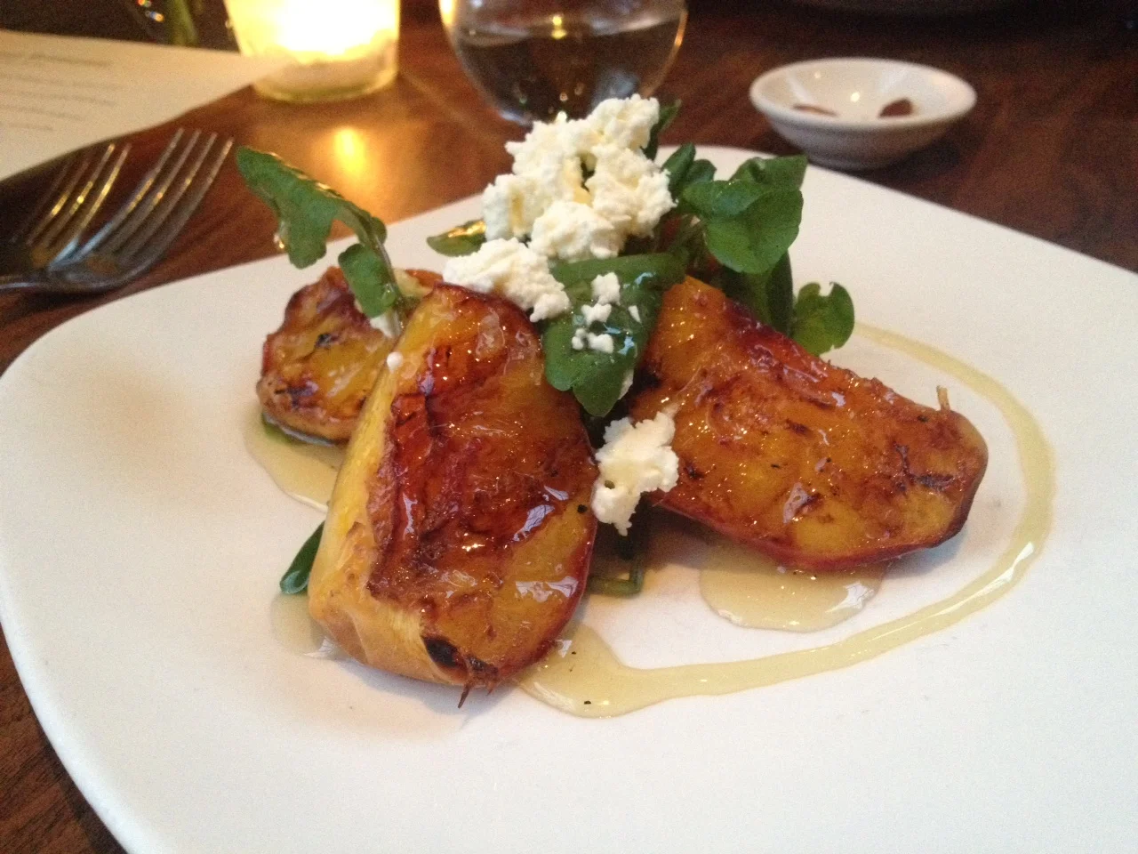 Grilled Blossom Bluff Peaches