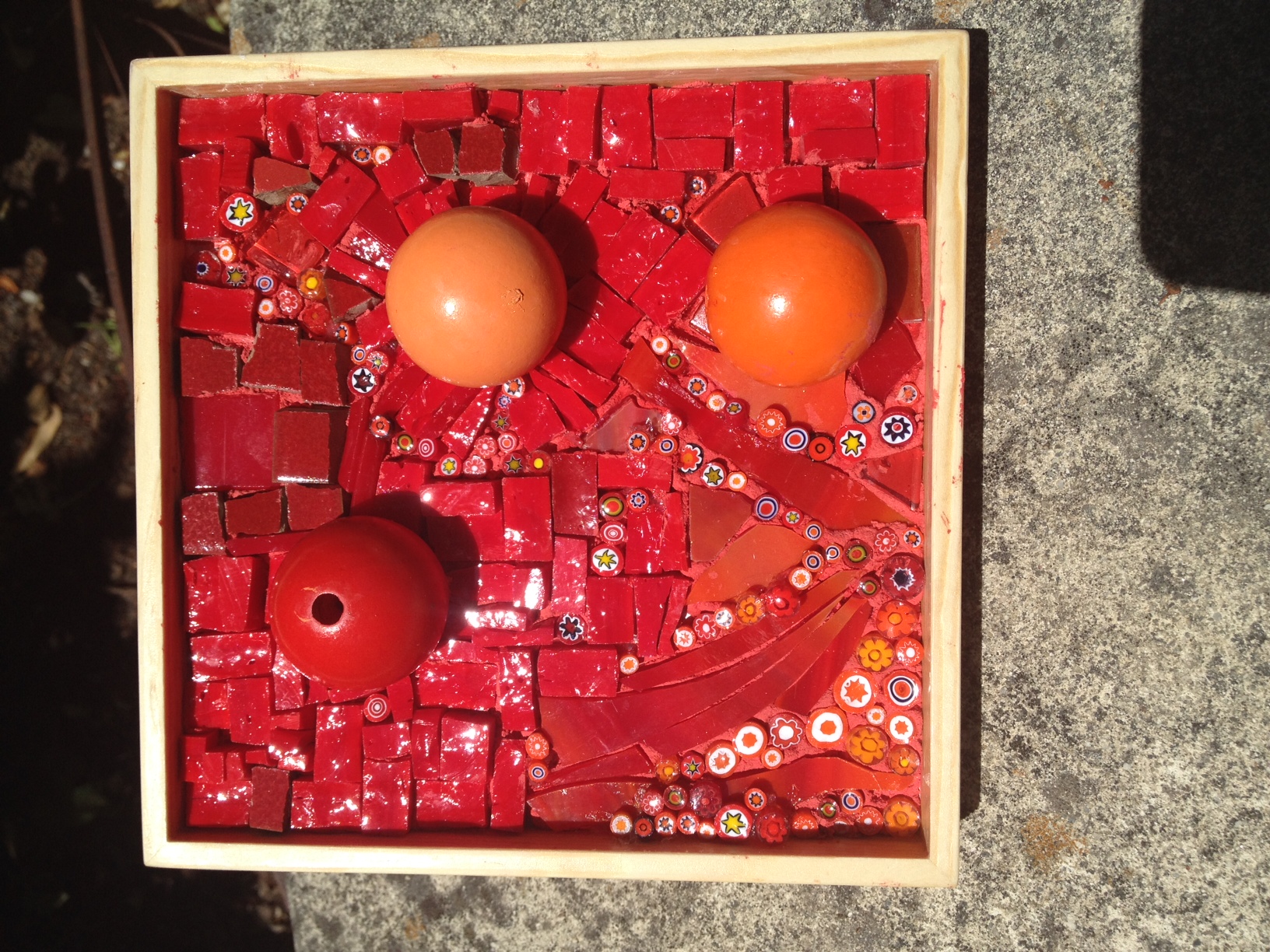 Sima Zeiger - Found Object- 3 Wooden Balls