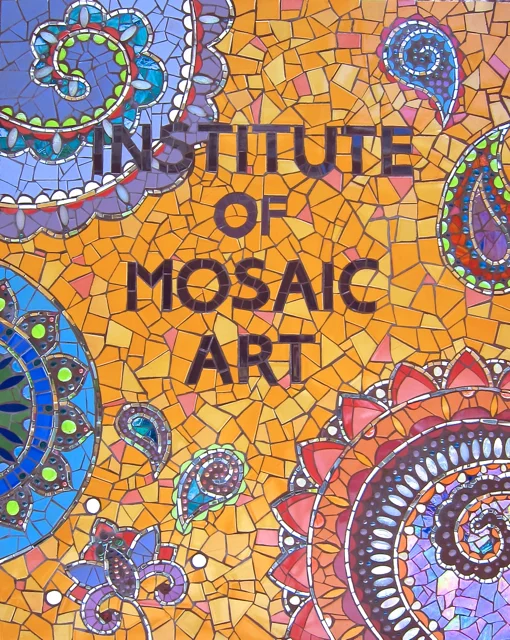 Mosaic by Laurel True with the 2014 Mural Making Class