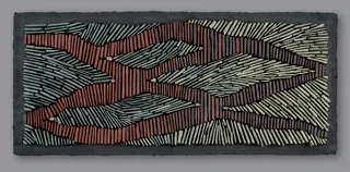 "Subterranean" 2014 Slate, thinset, Wedi substrate