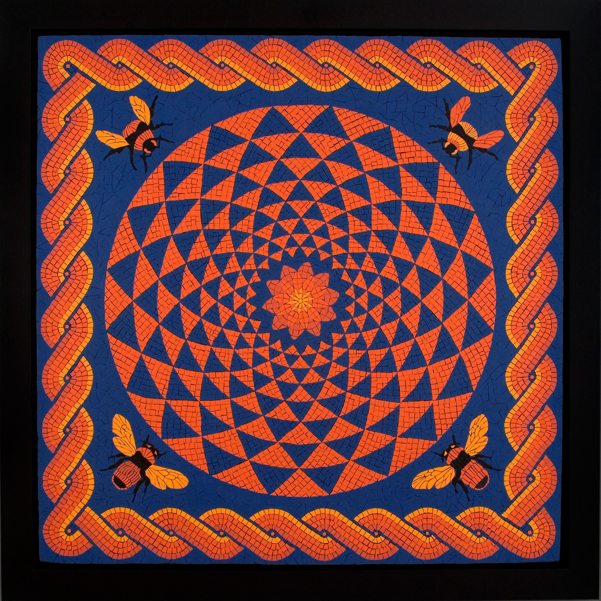 "Bee Muse" a study in Fibonacci geometry, won the People's Choice Award at the IMA Seeing Color exhibit in 2014.
