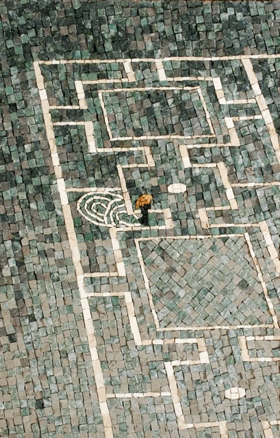 "This was my first mosaic based on one of my photographs. It was challenging to keep straight lines and perspective."