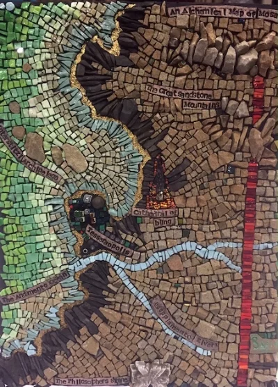 "A n Alchemical Map of Mosaics" by Rachel Saeger.
