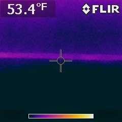 Thermal Image shows consistant color in motor bed