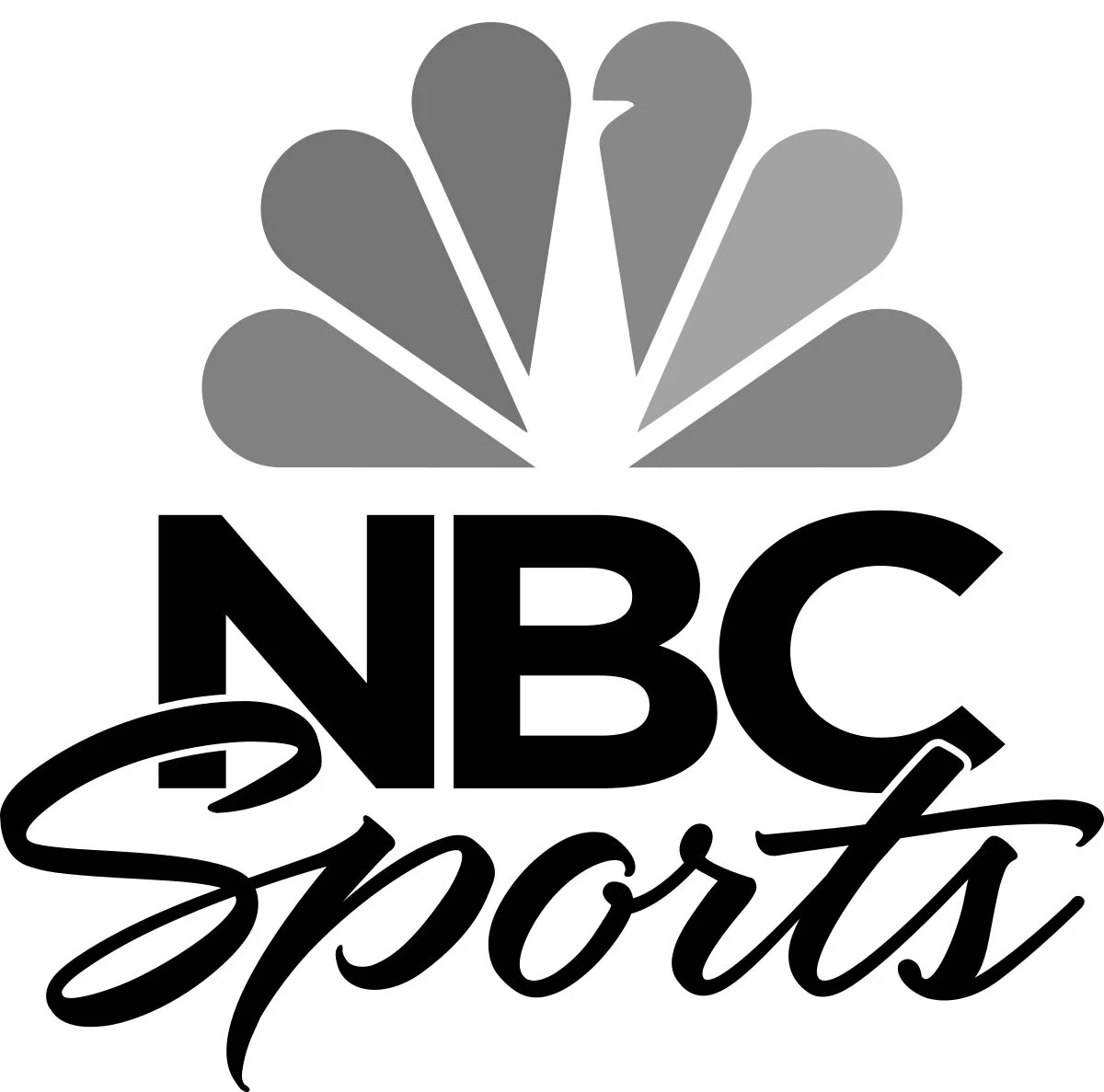 NBC Sports logo with stylized peacock emblem