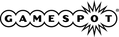 GameSpot logo with the text "GAMESPOT" in bold, stylized font and starburst design on the letter "O."