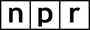 NPR logo with letters "npr" in a bold, lowercase font against a white background, enclosed in black-bordered rectangles.