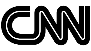 CNN logo in black and white
