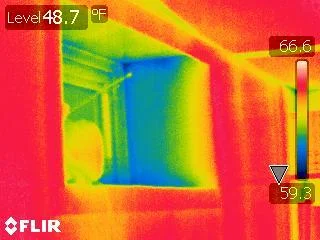 drafty basement window - why have an energy audit nj.jpg