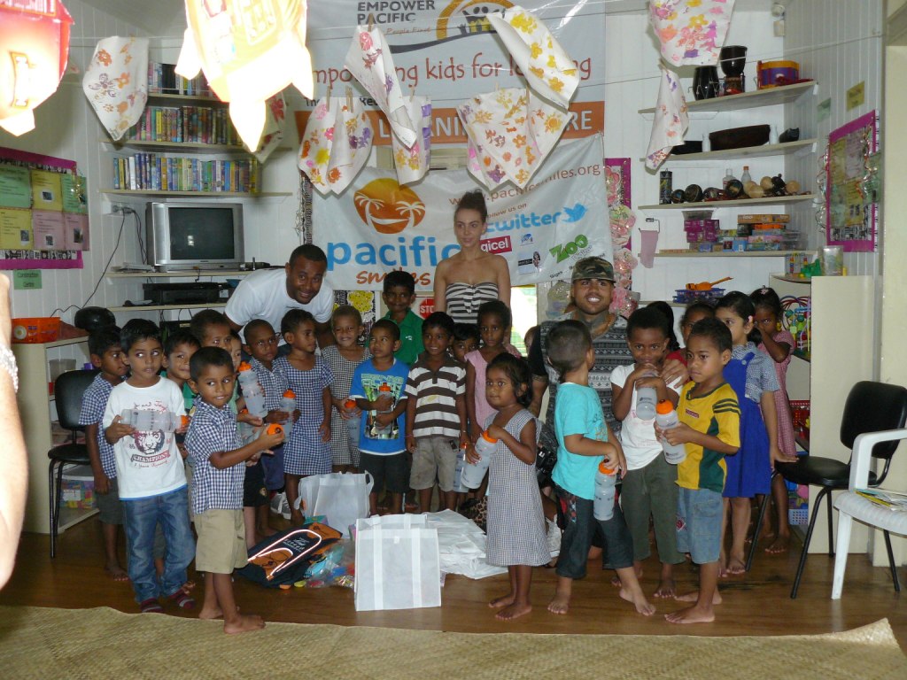 Pacific Smiles donation at the centre.JPG