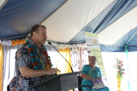The Chief Guest delivers the key note address