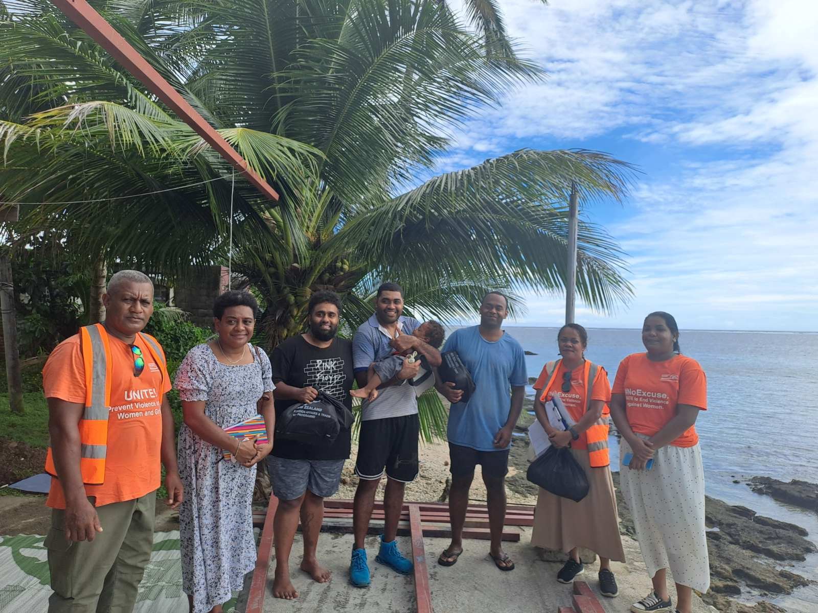 Family Supported After Waterspout Strikes Naibale village.