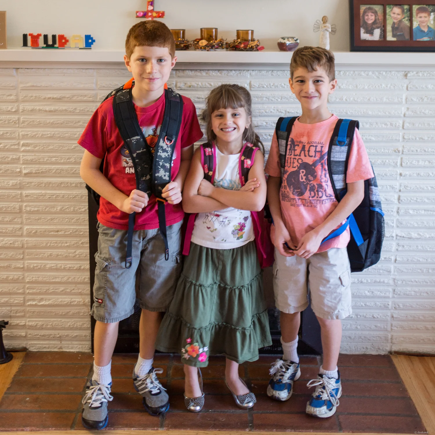 All Three in School